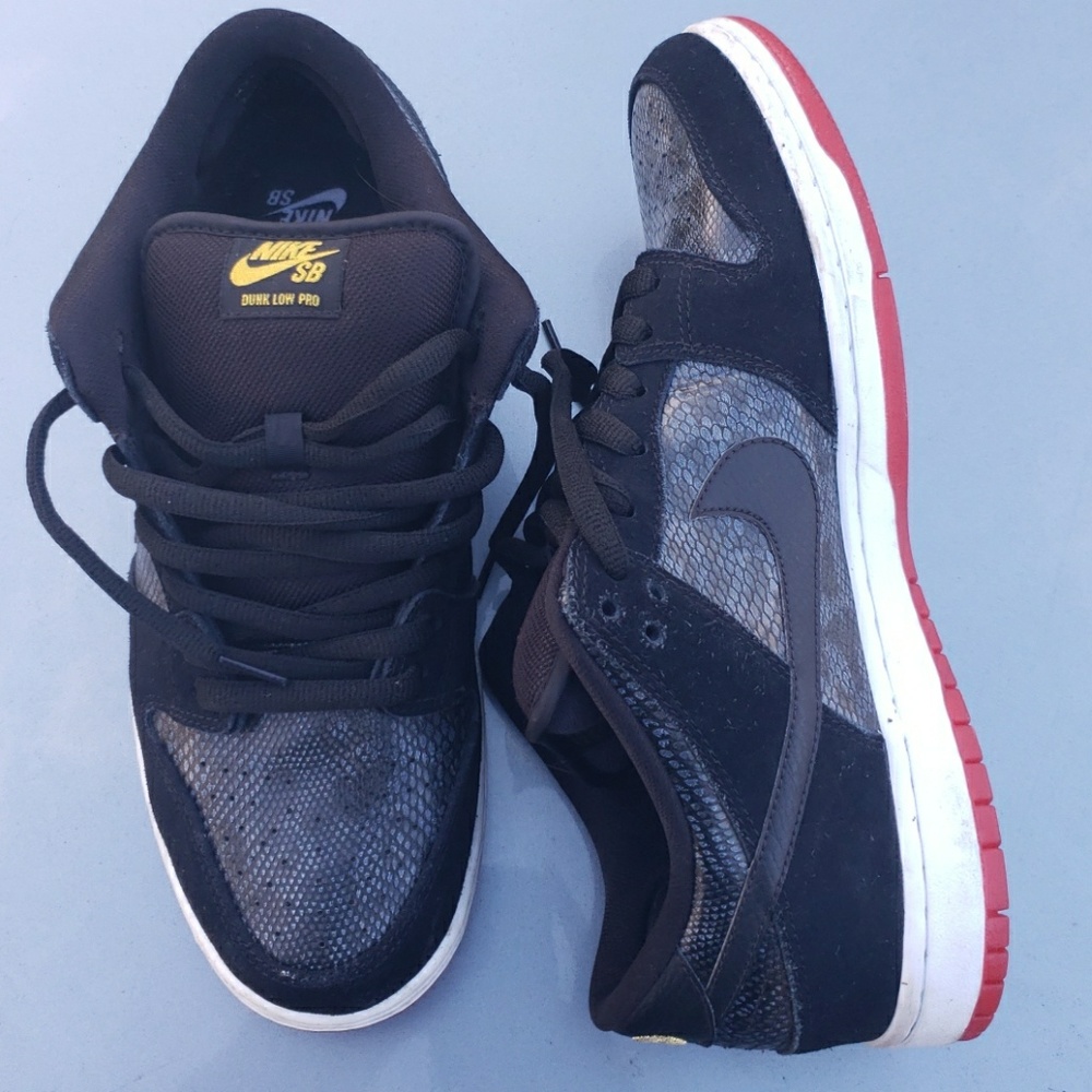 Nike SB Dunk Low (Snake Eyes) - Men's Size 11.5